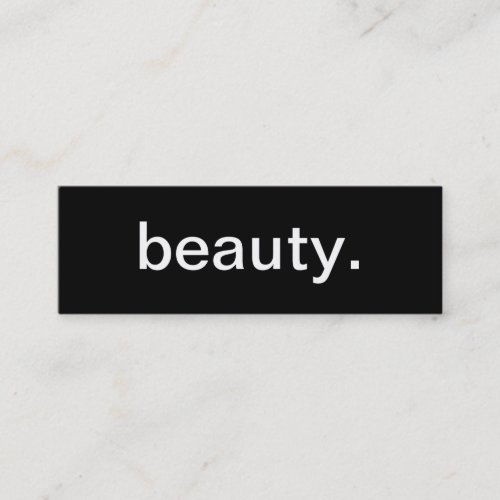 Beauty Business Card