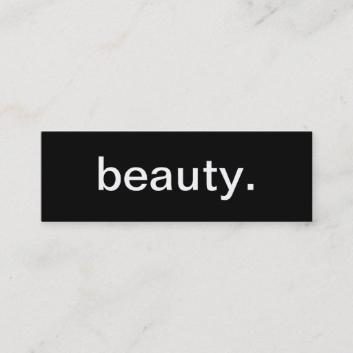 Customizable Beauty Business Card