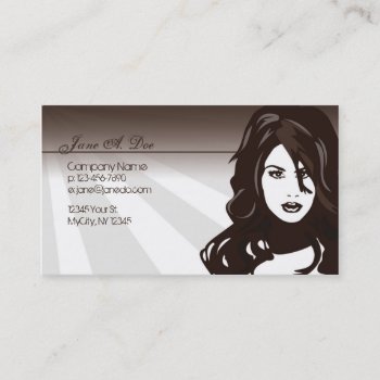 Beauty Business Card by TheBizCard at Zazzle