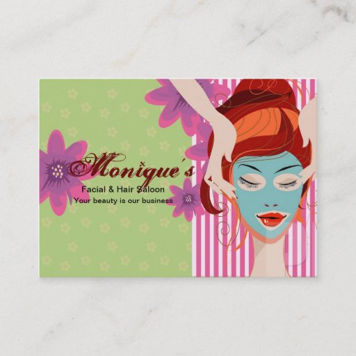 Customizable Saloon/Spa Business Card - PMP