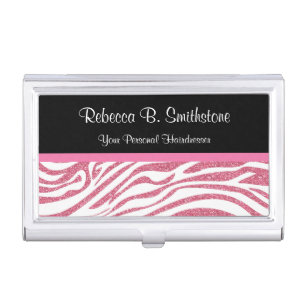 Beauty Business Card Holder Zebra
