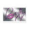 Beauty Business Card Pink Sparkle Lips Purple