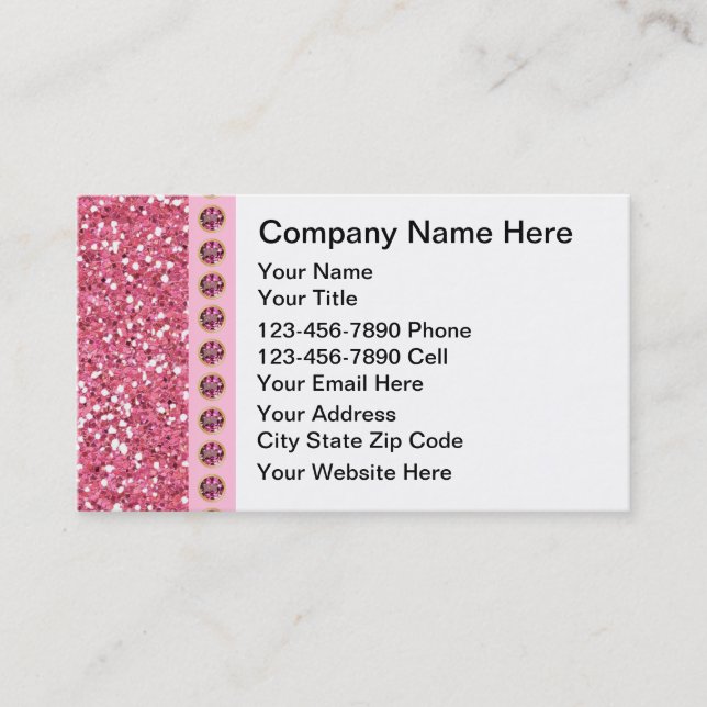 Beauty Business Cards (Front)