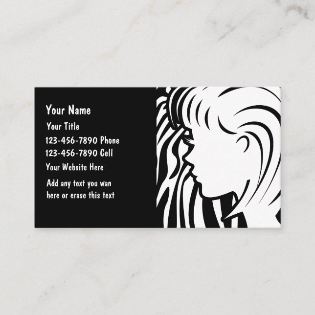 Beauty Business Cards (Front)