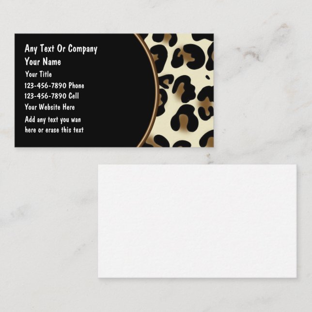 Beauty Business Cards (Front/Back)