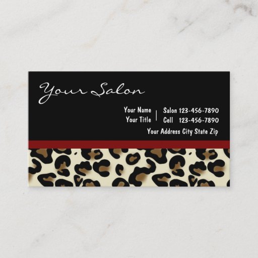 Customizable Beauty Business Cards