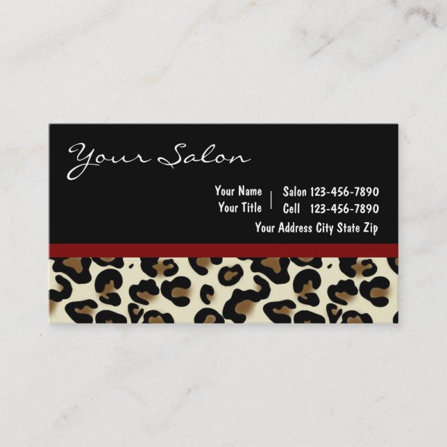 Beauty Business Cards (Front)