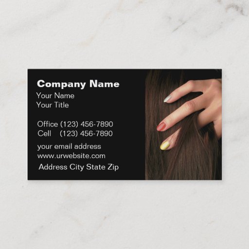 Customizable Beauty Business Cards