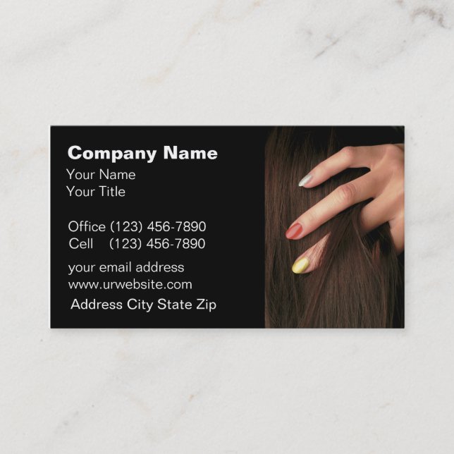 Beauty Business Cards (Front)