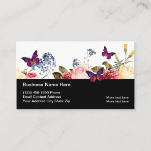 Beauty Butterflies Nature Inspired Business Card