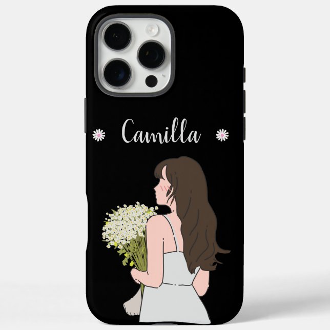 Beauty & Bytes Floral charm Case-Mate iPhone Case (Back)