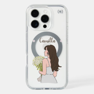 Beauty & Bytes Floral charm iPhone 16 Pro Case