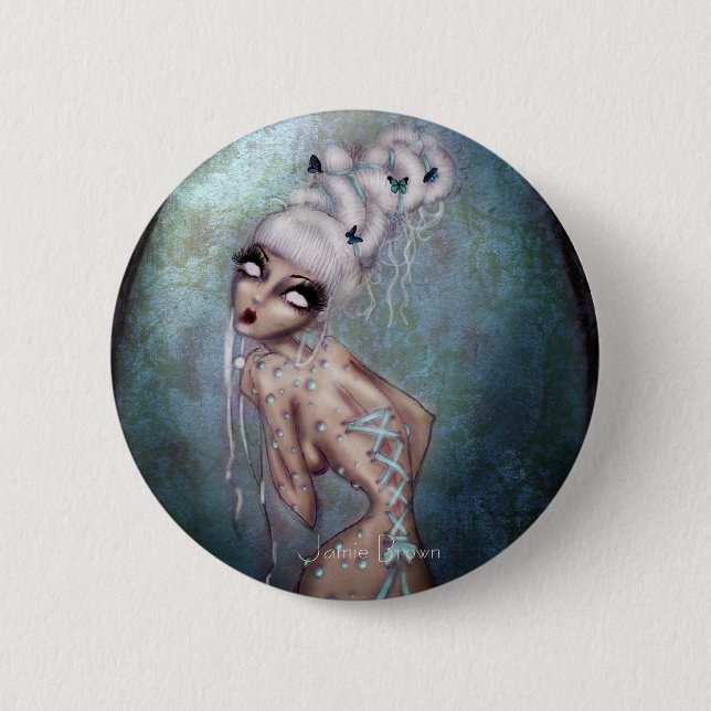 Beauty Captured Pinback Button (Front)