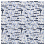 Beauty Care Blue Rose Pattern Fabric