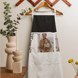 Beauty Collage Photo Best Dad Ever Gift Apron