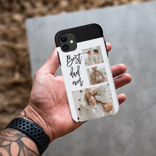 Beauty Collage Photo Best Dad Ever Gift iPhone 11 Case