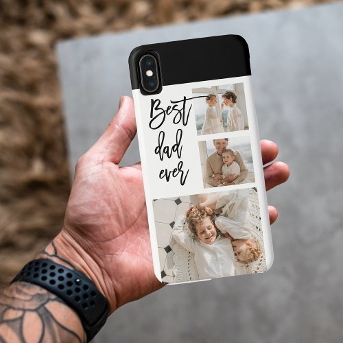 Beauty Collage Photo Best Dad Ever Gift iPhone XS Max Case