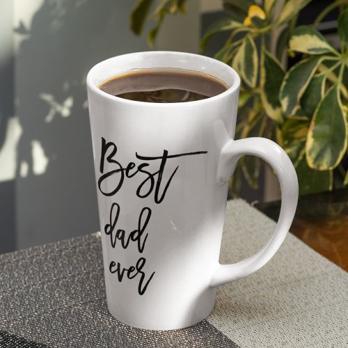 Beauty Collage Photo Best Dad Ever Gift Latte Mug