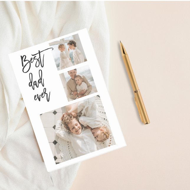 Beauty Collage Photo Best Dad Ever Gift Post-it Notes (Creator Uploaded)