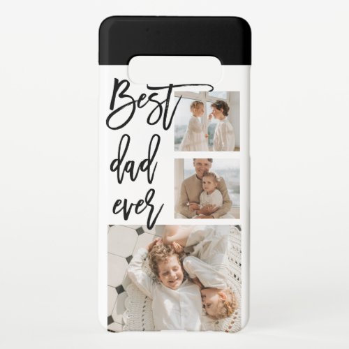 Beauty Collage Photo Best Dad Ever Gift Samsung Galaxy S10 Case