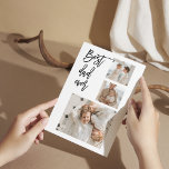 Beauty Collage Photo Best Dad Ever Gift Thank You Card<br><div class="desc">Beauty Collage Photo Best Dad Ever Gift is a personalized gift that combines beauty and sentimental value to create a meaningful present for your dad. The gift is a collage of carefully selected photos of you and your dad, arranged in a beautiful and artistic way. The photos could be of...</div>