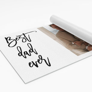 Beauty Collage Photo Best Dad Ever Gift Yoga Mat