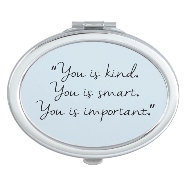 Beauty Comes From The Inside Mirror For Makeup (Front)