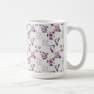 Beauty Comes From The Inside Pattern Coffee Mug