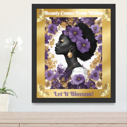 Beauty Comes From Within Wall Art