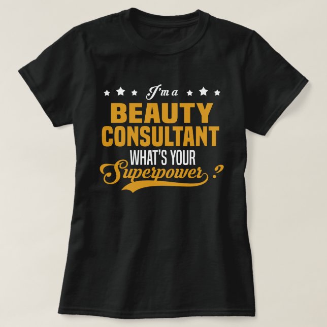 Beauty Consultant T-Shirt (Design Front)
