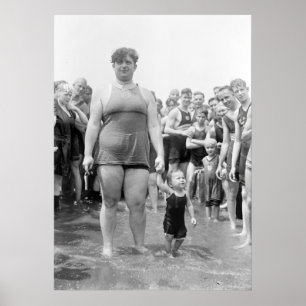 Beauty Contest on the Tidal Basin, 1919 Poster