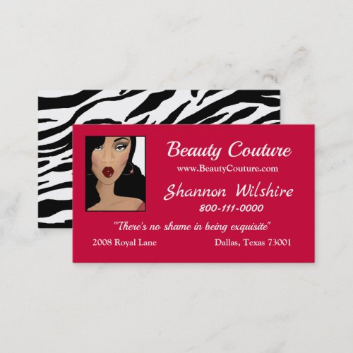 Beauty Couture Business Cards