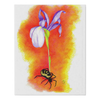 "Beauty Crawls" Faux Canvas Print