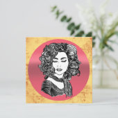 Beauty curly hair (Standing Front)