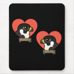 Beauty & Dot.Ca Hearts Mousepad