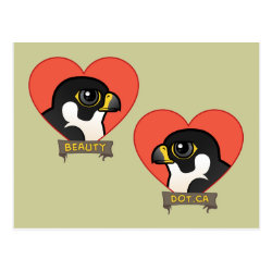 Beauty & Dot.Ca Hearts Postcard