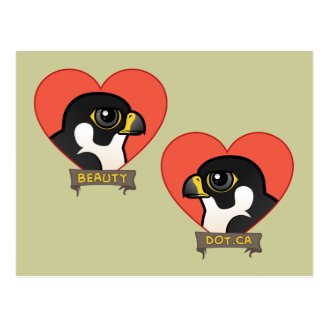 Beauty & Dot.Ca Hearts Postcard