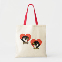 Beauty & Dot.Ca Hearts Budget Tote