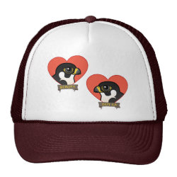 Beauty & Dot.Ca Hearts Trucker Hat