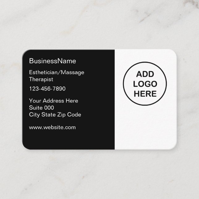 Beauty Esthetician Therapist Business Cards (Front)