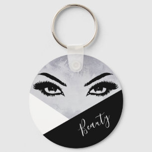 Beauty Eyelash Keychain