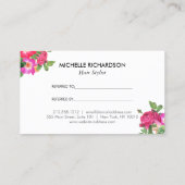 Beauty Florals Salon Referral Card (Back)