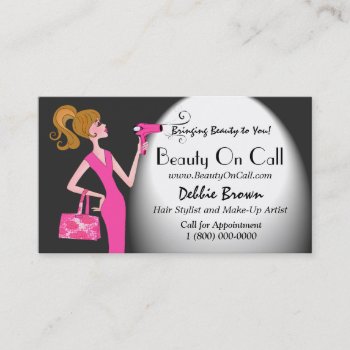 Beauty For Celebrities! Business Cards by LadyDenise at Zazzle