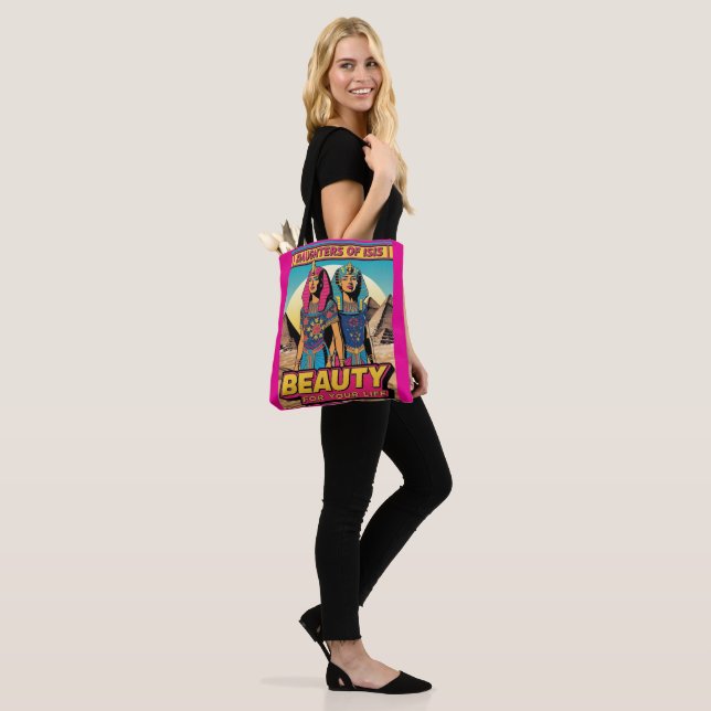 BEAUTY FOR YOUR LIFE TOTE BAG (On Model)