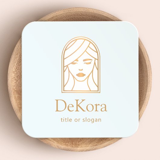 Beauty Girl's Face Hair, Eyes, Lips Makeup