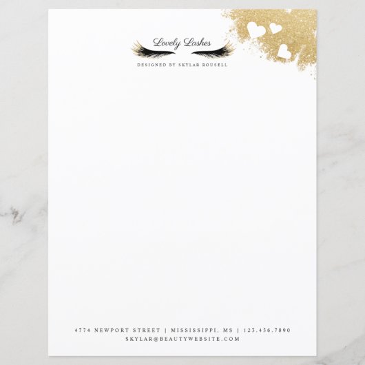 Beauty Gold Dusted Mascara Eyelashes Luxurious (Front)