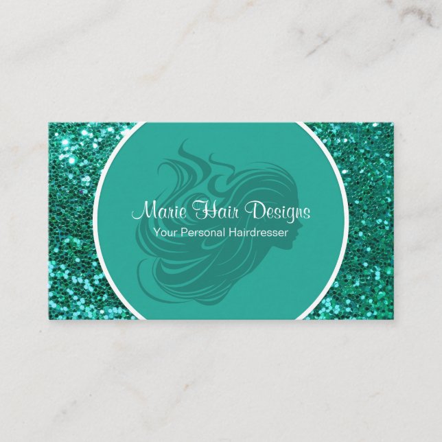 Beauty Hair Business Cards (Front)