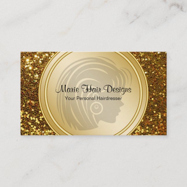 Beauty Hair Business Cards (Front)