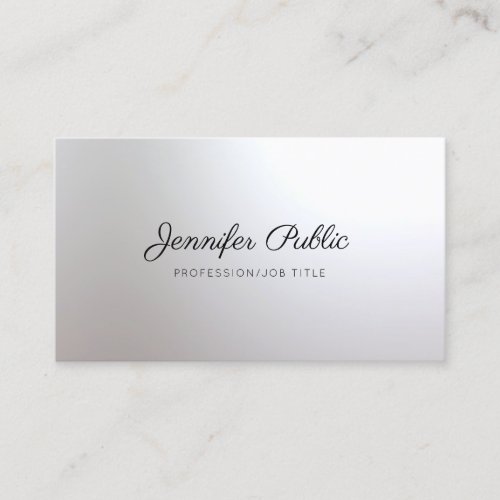 Beauty Hair Salon Cosmetologist Handwritten Script Business Card