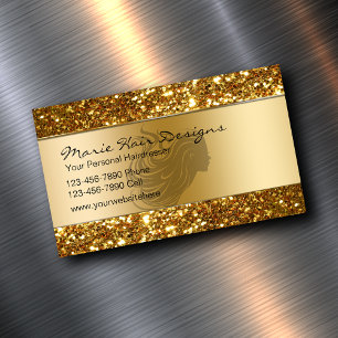 Beauty Hairdresser Business Card Magnets